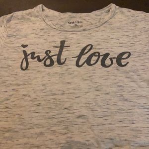 I am selling a cute gray cop top and it for women